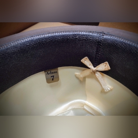 Pristine Vintage Adam Harvard '40 Fedora Fur Felt Hat Premier Quality 5th Ave NY - Picture 4 of 16